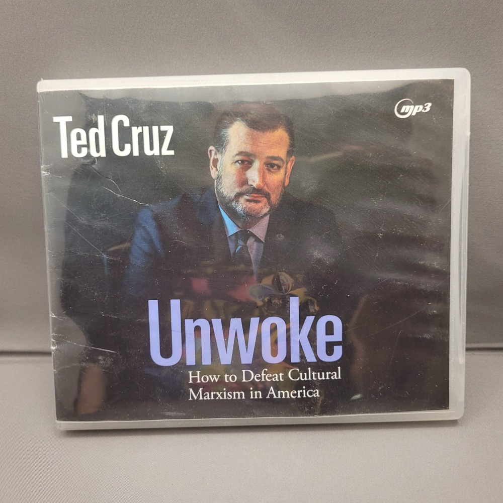 Unwoke: How to Defeat Cultural‎ Marxism in America (MP3 CD, 2023) Ted Cruz